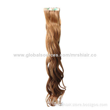 20-inch weight 50g curly tape in hair extensions